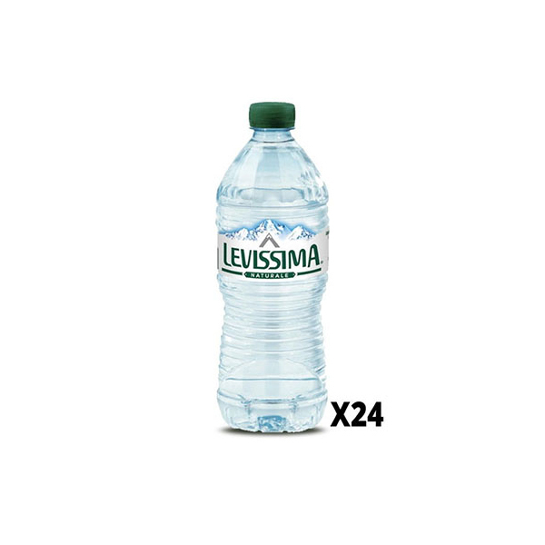 Acqua Levissima Naturale 1/2 litro PET (24 bottiglie)