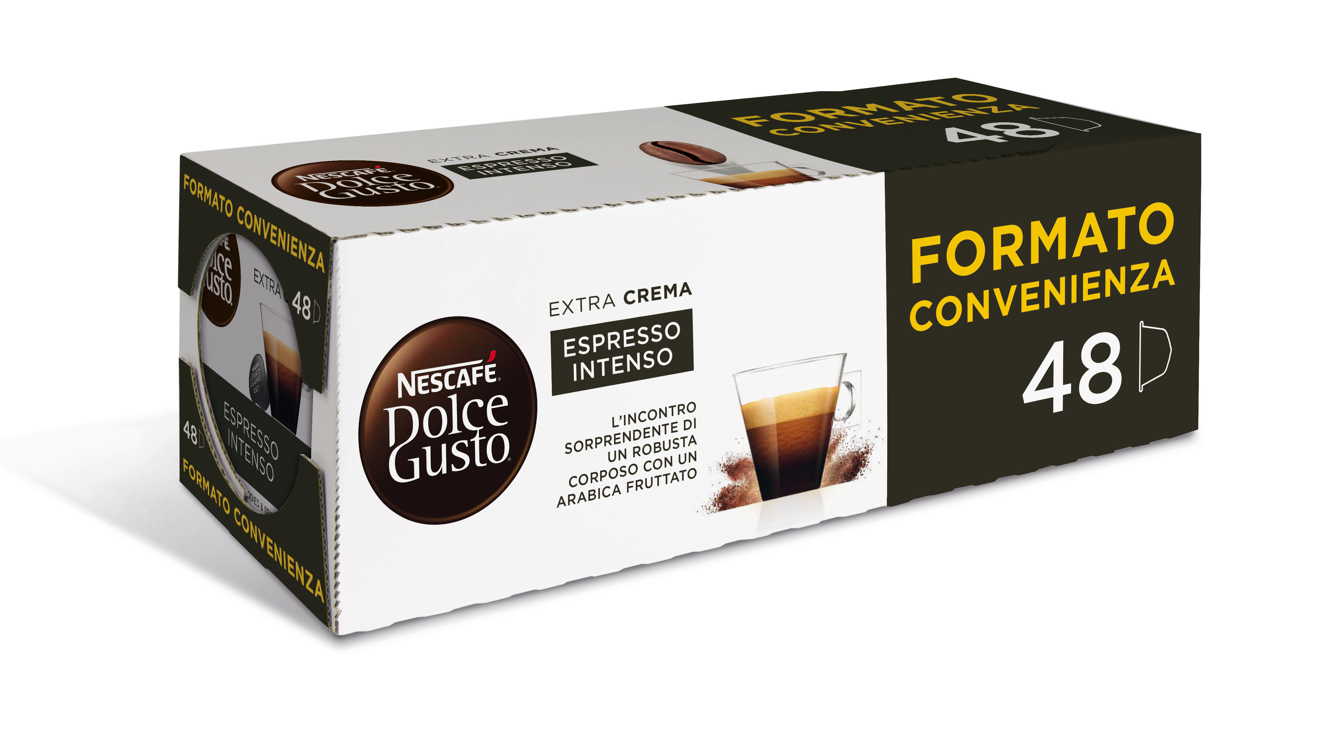 Set 3 X Capsule Nescafé Dolce Gusto Espresso Intenso, 48 Capsule, 336g - Foto 2