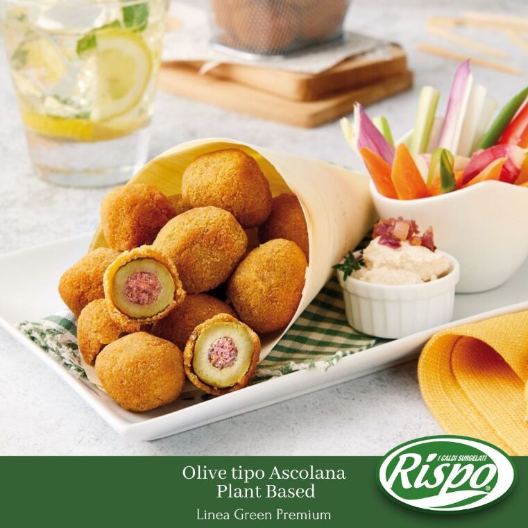 Rispo OLIVE ASCOLANE PLANT BASED 1KG Rispo OLIVE ASCOLANE PLANT BASED 1KG