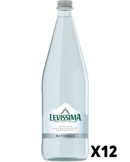 Levissima ACQUA NATURALE 12pz da 1lt