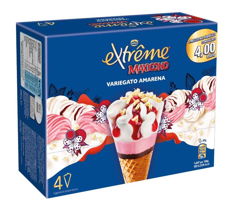 Motta EXTREME MAXICONO AMARENA 4PZ Motta EXTREME MAXICONO AMARENA 4PZ