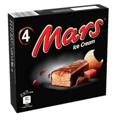 MARS ICE CREAM 4PZ MARS ICE CREAM 4PZ