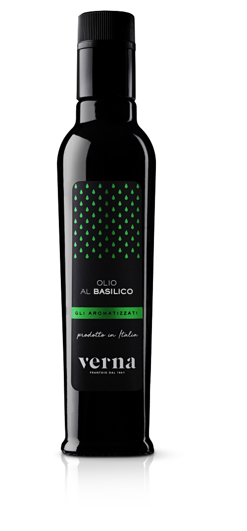 Frat. Verna OLIO AROMATIZZATO AL BASILICO 250cc