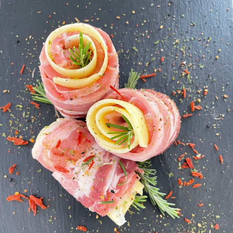 INVOLTINI DI SUINO SPEZIATI CON FORMAGGIO 200GR