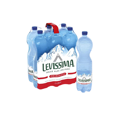 Levissima ACQUA FRIZZANTE PET 6pz da 1,5lt