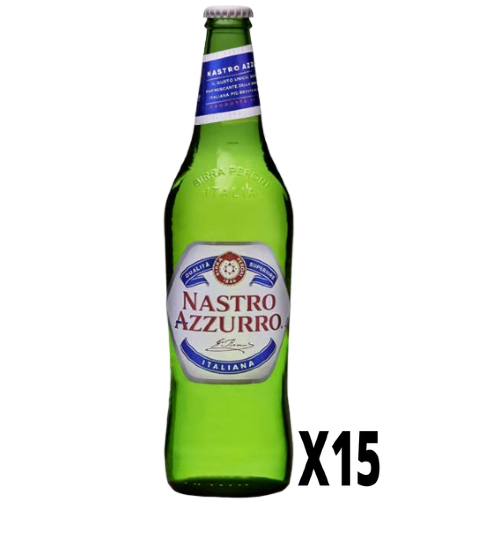 BIRRA NASTRO AZZURRO  66clX15 PEZZI