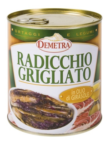 Demetra RADICCHIO GRIGLIATO IN OLIO DI GIRASOLE 740gr