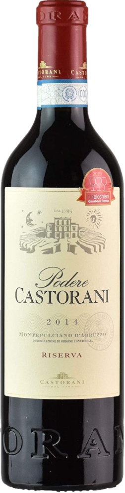 Castorani PODERE RISERVA MONTEPULCIANO DABRUZZO DOC 2014 75cl