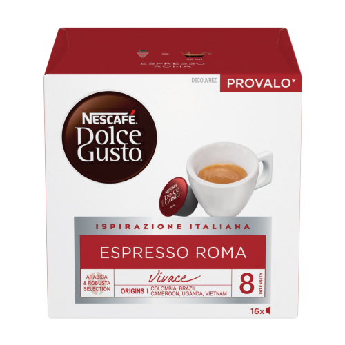 Nestle NESCAFE D.G.ROMA 6(16 CAP 112GR) Nestle NESCAFE D.G.ROMA 6(16 CAP 112GR)